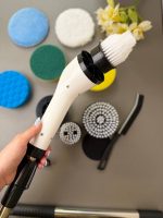 براش شستشو برقی شارژی 25 وات JY-6010 اورجینال | 9 سری کاربردی برای سینک، حمام، ماشین و سطوح مختلف - تصویر 15