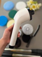 براش شستشو برقی شارژی 25 وات JY-6010 اورجینال | 9 سری کاربردی برای سینک، حمام، ماشین و سطوح مختلف - تصویر 12