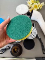 براش شستشو برقی شارژی 25 وات JY-6010 اورجینال | 9 سری کاربردی برای سینک، حمام، ماشین و سطوح مختلف - تصویر 11