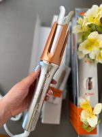فر مو شیگلم اورجینال سایز 25 | 32 فر سریع و سالنی مو در خانه + فر کننده مو One Touch اصل - تصویر 4