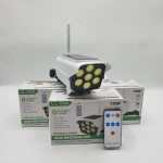 چراغ خورشیدی اورجینال طرح دوربین مداربسته مدل Pr-Cam | چراغ امنیتی سنسوردار - تصویر 2