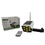 چراغ خورشیدی اورجینال طرح دوربین مداربسته مدل Pr-Cam | چراغ امنیتی سنسوردار - تصویر 4